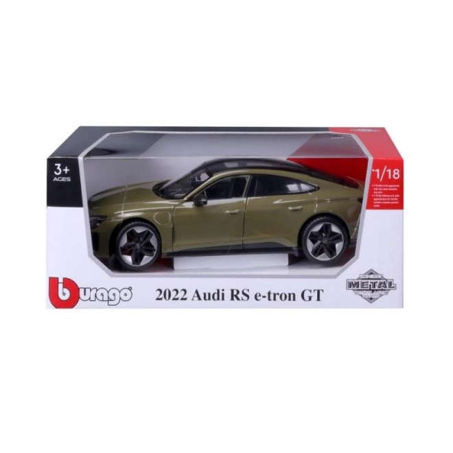 Modellino Audi RS e-tron GT 2022 Verde Tattico