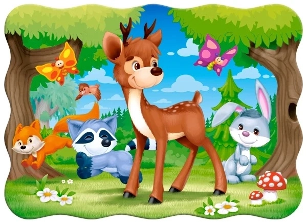 Puzzle Animali del Bosco 30 Pezzi Castorland