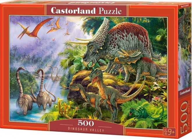 Puzzle della Valle dei Dinosauri 500 pezzi