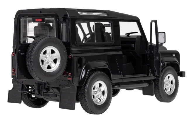 Land rover defender modello RASTAR 1:14 con telecomando giallo – nero