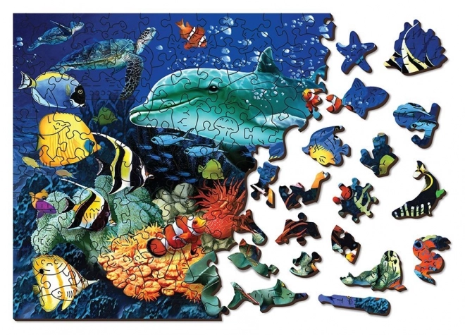 Puzzle in legno Avventura sotto il mare 2 in 1