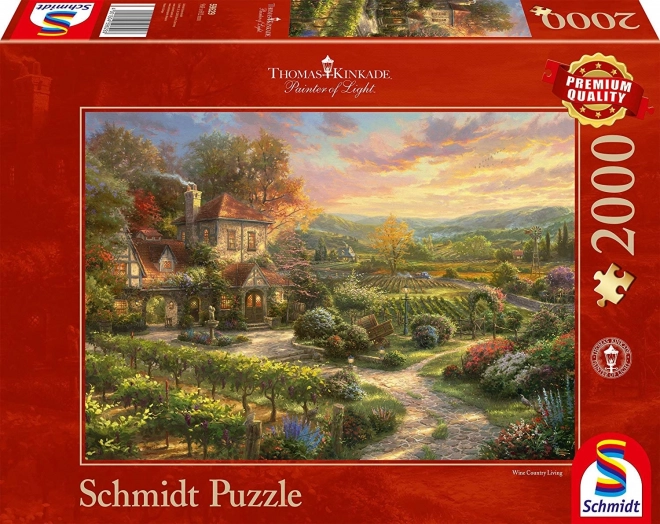 Puzzle Casa tra le Vigne 2000 Pezzi