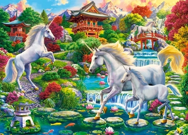 Puzzle Giardino dell'Unicorno 260 Pezzi