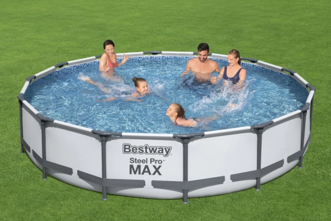 Piscina Steel Pro MAX 427x84 14FT BESTWAY 3in1 + pompa + filtro II