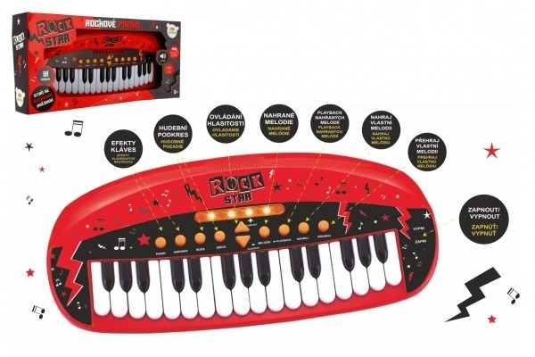 Pianola musicale per bambini ROCK STAR 31 tasti