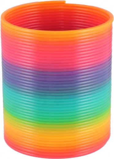 Spirale giocattolo di plastica arcobaleno