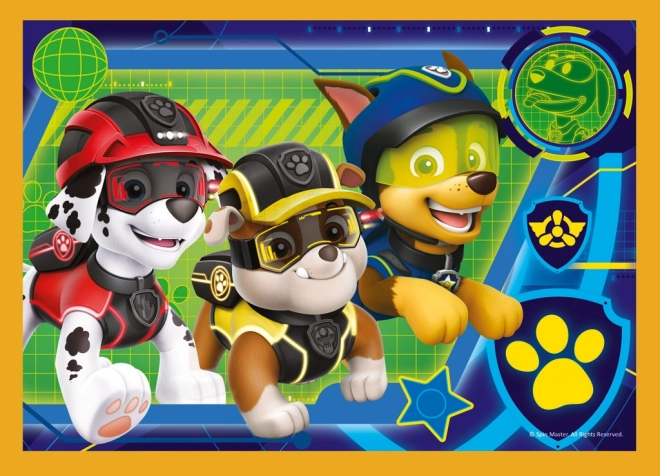 Vacanze Paw Patrol puzzle 4 in 1