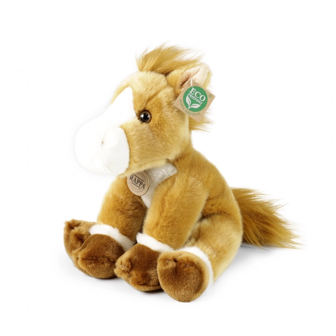 Cavallo di peluche seduto ECO FRIENDLY 30 cm