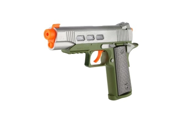 Pistola con accessori plastica a batteria con suono e luce in scatola 25x25x4cm