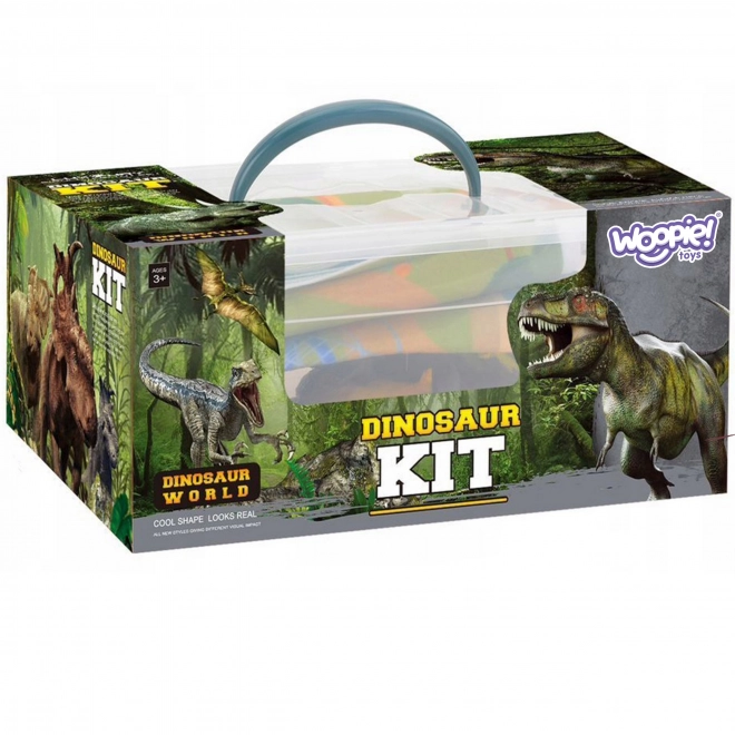 Set di figurine dinosauri XXL con tappetino Prehistoric World