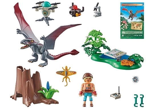 Stazione di ricerca per dinosauri Dimorfodonte di Playmobil