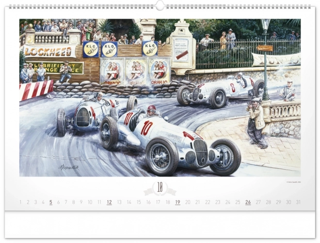 Calendario Murale Oldtimers di Václav Zapadlík 2025