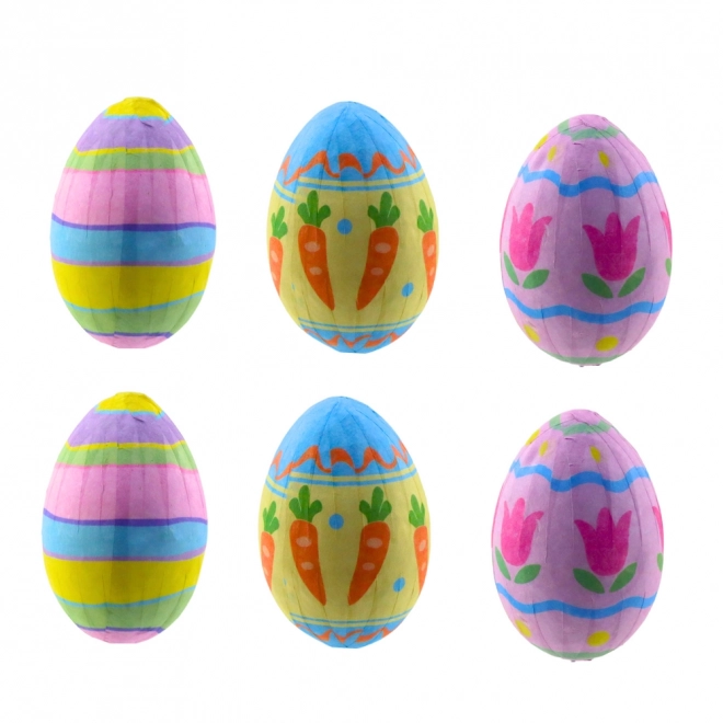 Uova di Pasqua decorativi con Carote e Tulipani