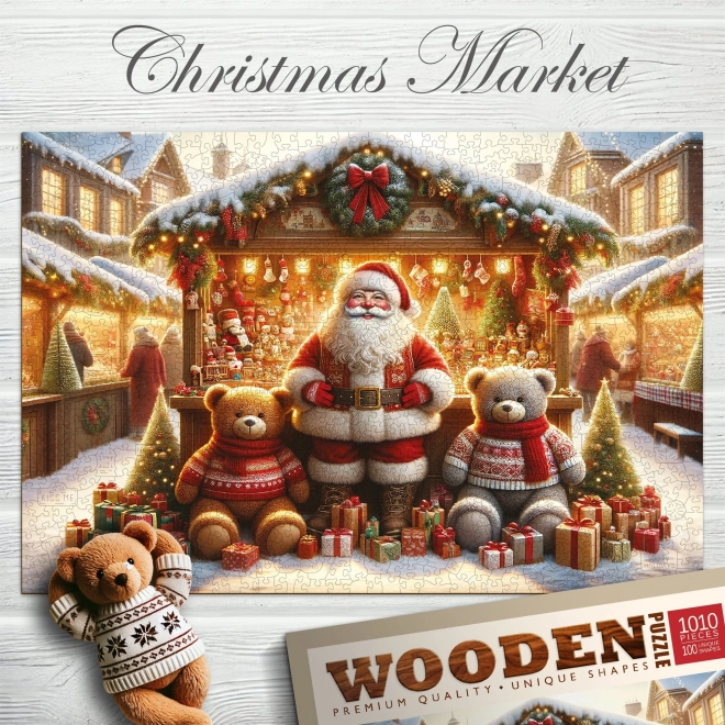 Puzzle in legno Mercatini di Natale di Wooden City