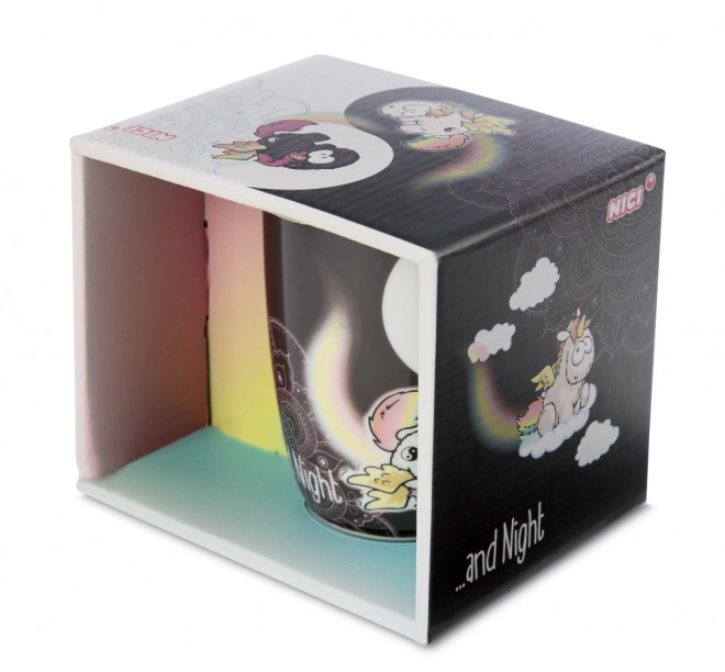 Tazza unicorno arcobaleno Yin & Yang