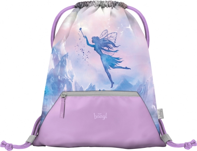 Set cartella scolastica, astuccio e sacchetto Shelly Fata