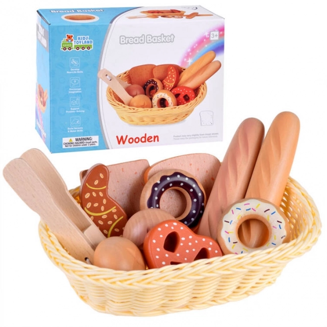 Set di prodotti da forno in legno per bambini