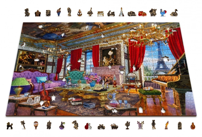 Puzzle in legno Palazzo di Parigi 2 in 1