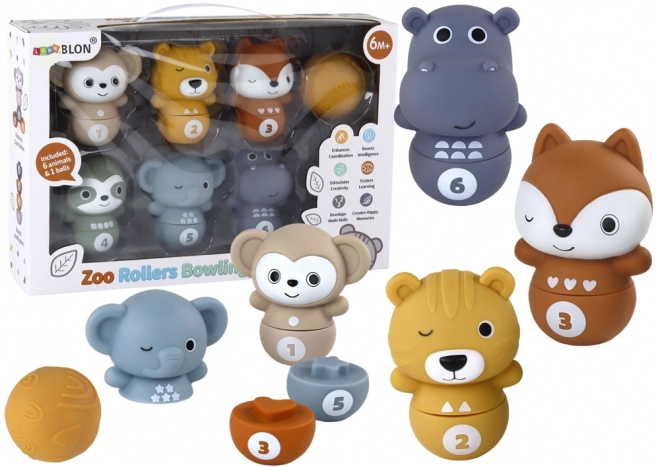 Set di birilli animali per bambini