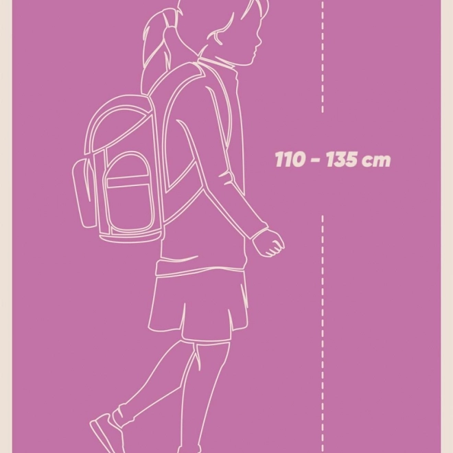 Set Scuola Cavalli Cuore: zaino, astuccio, sacca, grembiule, portafoglio