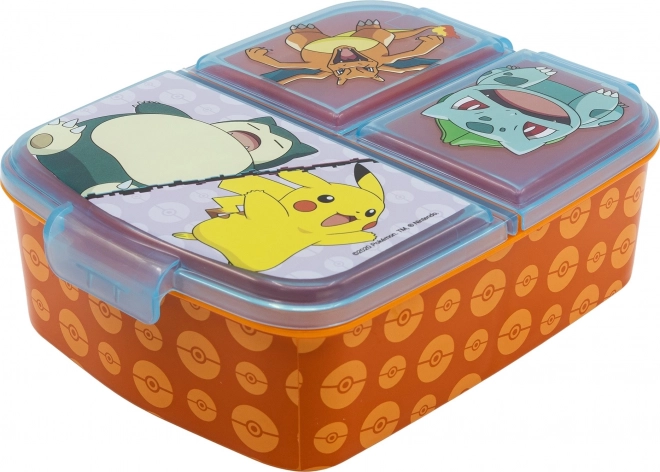 Scatola per Merenda Multi Scomparto Pokémon