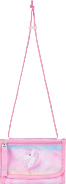 Set Baagl Zippy Plus Unicorn Arcobaleno: zaino, astuccio, sacchetto, grembiule, portafoglio