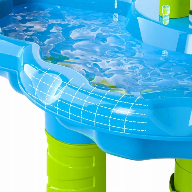 Tavolo d'acqua e sabbiera 2 in 1 XXL con fontana e delfino Woopie