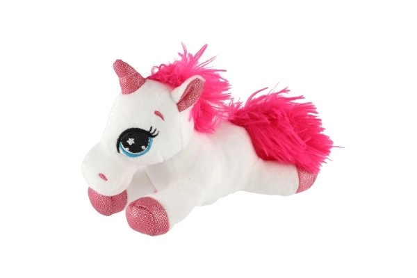 Unicorno Peluche Disteso 18cm