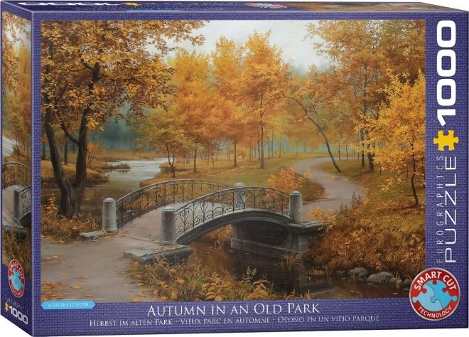 Puzzle di Eurographics: Autunno nel vecchio parco - 1000 pezzi