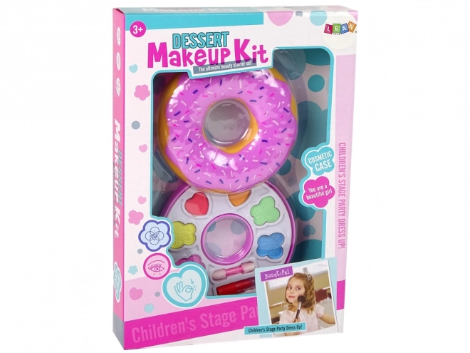 Palette di Ombretti Donut per Bambine con Rossetto