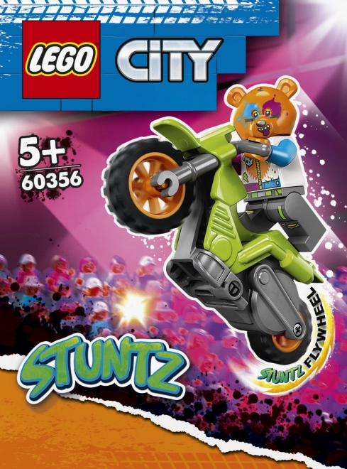 Motocicletta acrobatica con orso LEGO City