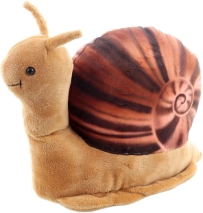 lumaca di peluche 24 cm eco friendly
