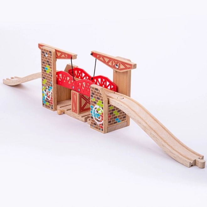 Ponte sollevabile doppio Bigjigs Rail