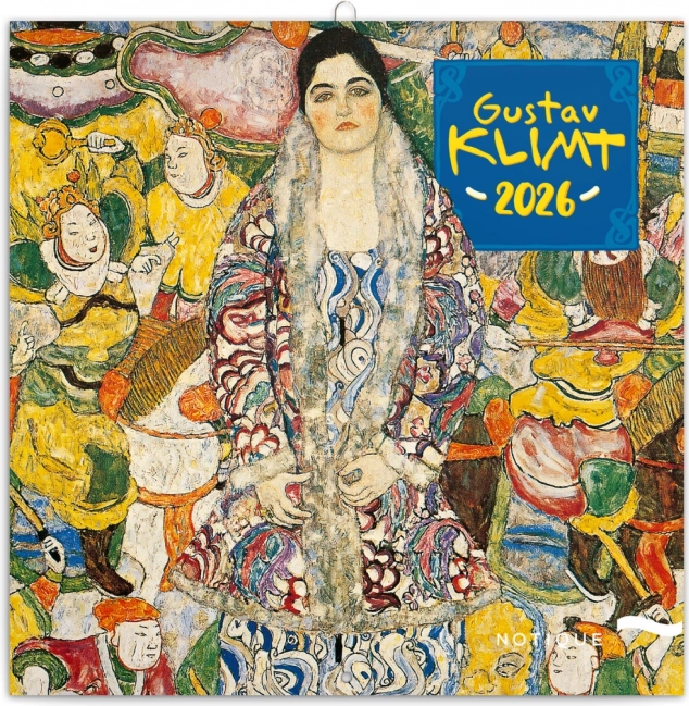 Calendario con appunti con immagini di Gustav Klimt 2026