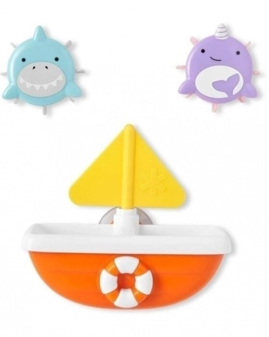 Giocattoli da bagno ZOO Tip & Spin Boat