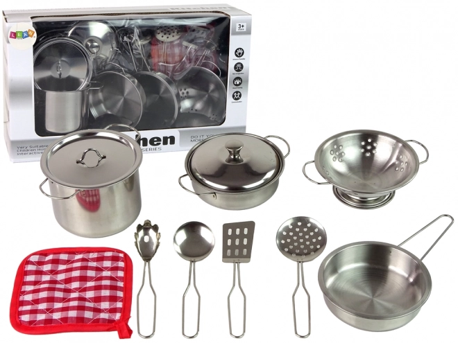 Set di pentole e accessori da cucina per bambini