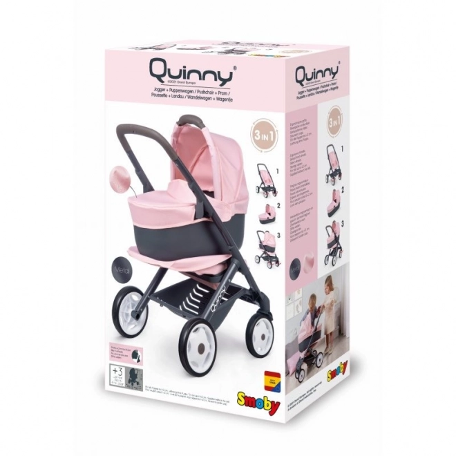 Passeggino Combinato Maxi Cosi Rosa Chiaro per Bambole