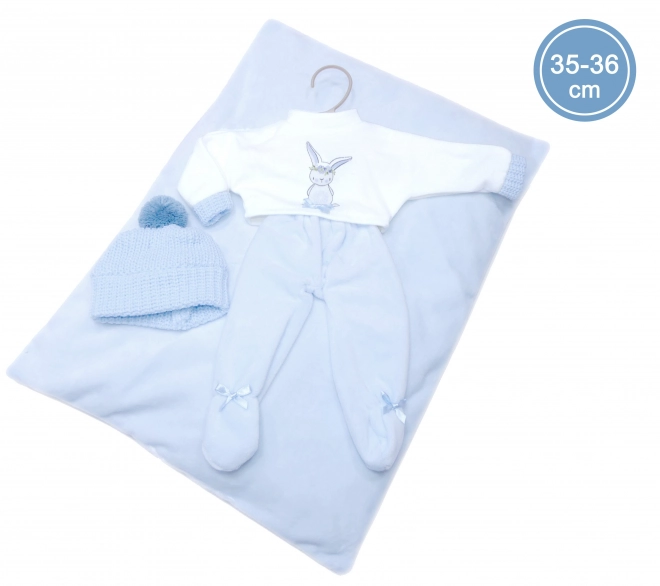 Set vestiti per bambola neonato NEW BORN 35-36 cm