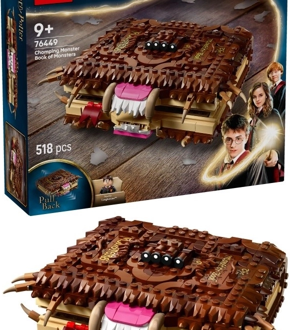 Libro dei Mostri con mattoncini LEGO Harry Potter