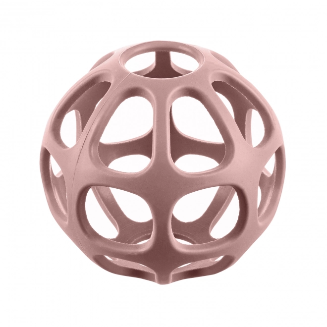 Ciuccio in Silicone Round Rosa Antico