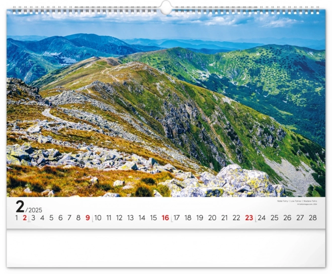 Calendario da parete Magiche Tatra 2025