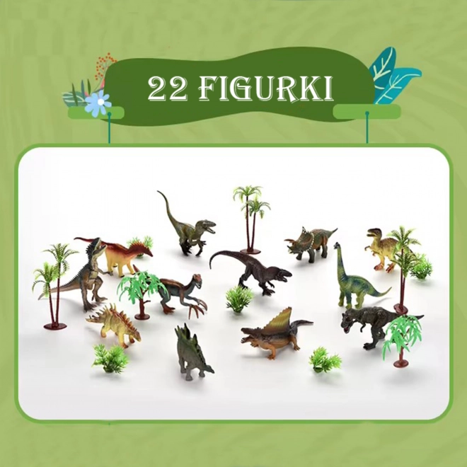 Parco dei Dinosauri con Figurine e Accessori