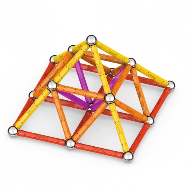 Blocchi Magnetici Riciclati Classic 93 Pezzi Arancioni