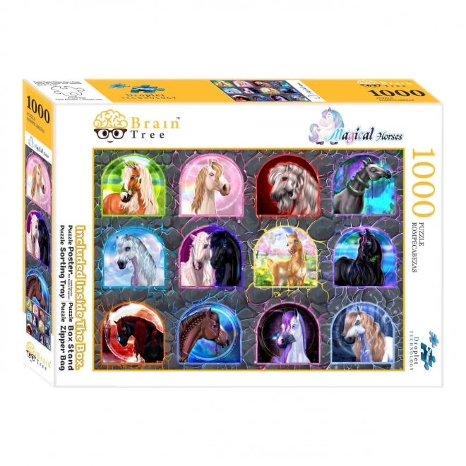 Puzzle Brain Tree cavalli magici 1000 pezzi