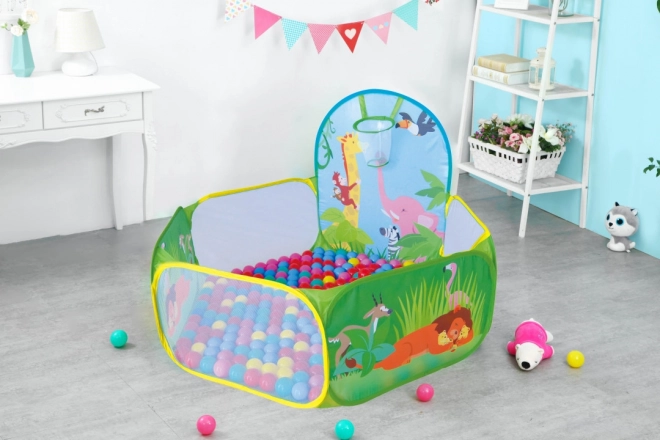 Tenda piscina secca per bambini con 50 palline