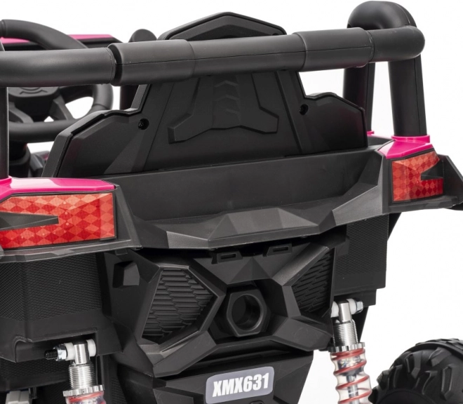 Auto elettrico per bambini Buggy Madman UTV-MX rosa