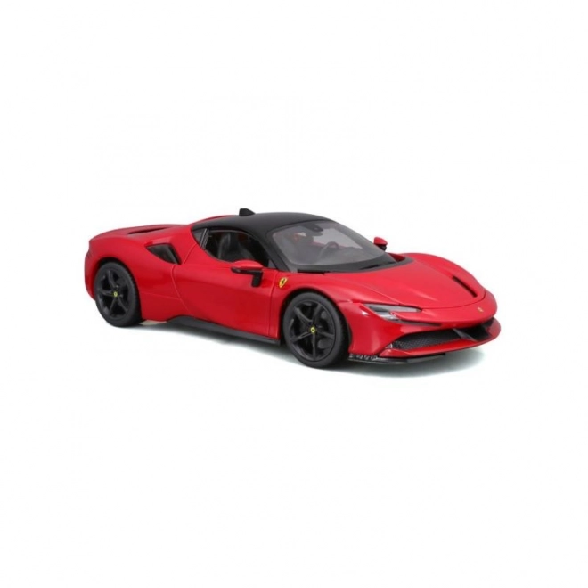 Modellino Ferrari SF90 Stradale Rossa in scala 1:18 di Bburago