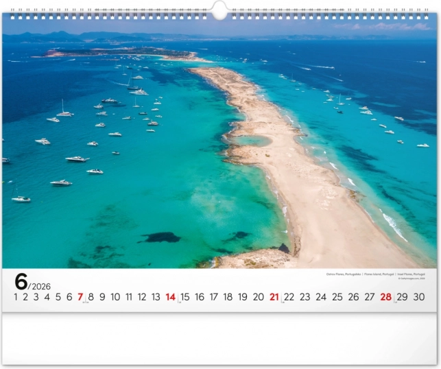 Calendario da parete Mare 2026