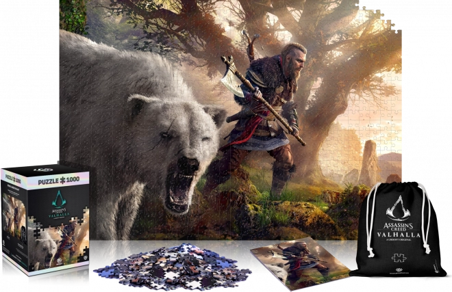 Puzzle Assassin's Creed Valhalla - Eivor e Orso Polare 1000 Pezzi