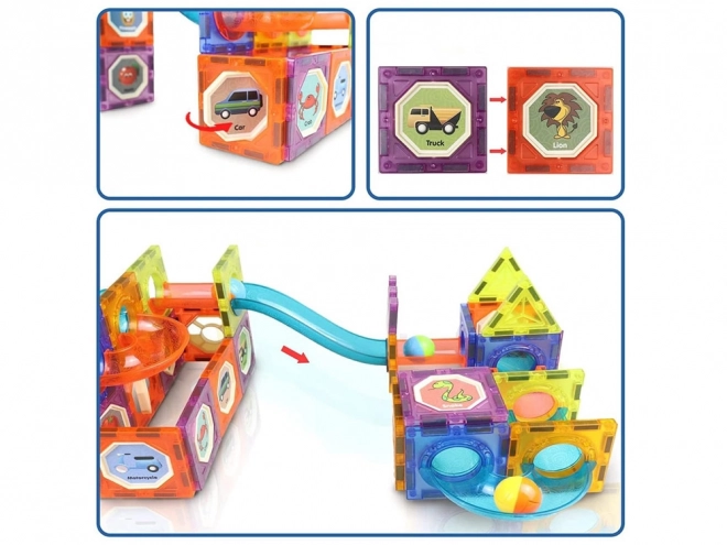 Costruzioni Magiche Magnetiche 3D per Bambini